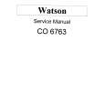 WATSON CO6763 Service Manual WATSON CO6763 Service Manual