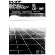 SHARP CE140P Owners Manual SHARP CE140P Owners Manual