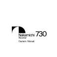 NAKAMICHI 730 Owners Manual NAKAMICHI 730 Owners Manual