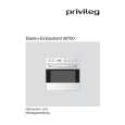 PRIVILEG 688.240 1/60740 Owners Manual PRIVILEG 688.240 1/60740 Owners Manual