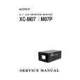 SONY XC-M07 Service Manual SONY XC-M07 Service Manual