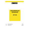 ZANUSSI ZDT200 Owners Manual ZANUSSI ZDT200 Owners Manual