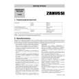 ZANUSSI T624 Owners Manual ZANUSSI T624 Owners Manual