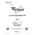 WHIRLPOOL MW8550XS2 Parts Catalog WHIRLPOOL MW8550XS2 Parts Catalog