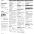 SONY BC-VC10 Owners Manual SONY BC-VC10 Owners Manual