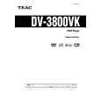 TEAC DV3800VK Owners Manual TEAC DV3800VK Owners Manual
