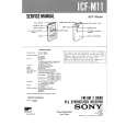 SONY ICFM11 Service Manual SONY ICFM11 Service Manual