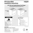 WHIRLPOOL KGST300HBT7 Installation Manual WHIRLPOOL KGST300HBT7 Installation Manual