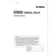 YAMAHA D1500 Owners Manual YAMAHA D1500 Owners Manual