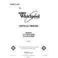WHIRLPOOL EV110FXVN00 Parts Catalog WHIRLPOOL EV110FXVN00 Parts Catalog