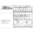 GRUNDIG TK2400FM Owners Manual GRUNDIG TK2400FM Owners Manual