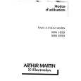 ARTHUR MARTIN ELECTROLUX MM1050W1 Owners Manual ARTHUR MARTIN ELECTROLUX MM1050W1 Owners Manual