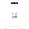 ZANUSSI ZFT 154 T Owners Manual ZANUSSI ZFT 154 T Owners Manual