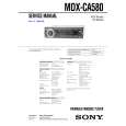 SONY MDXCA580 Service Manual SONY MDXCA580 Service Manual