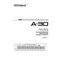 ROLAND A-30 Owners Manual ROLAND A-30 Owners Manual