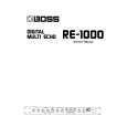 BOSS RE-1000 Owners Manual BOSS RE-1000 Owners Manual
