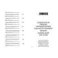 ZANUSSI ZFU23SM Owners Manual ZANUSSI ZFU23SM Owners Manual