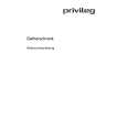 PRIVILEG 483.854-6/40806 Owners Manual PRIVILEG 483.854-6/40806 Owners Manual
