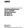 ZANUSSI ID6622B Owners Manual ZANUSSI ID6622B Owners Manual