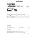 PIONEER A407R Service Manual PIONEER A407R Service Manual