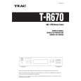 TEAC TR670 Owners Manual TEAC TR670 Owners Manual