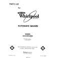 WHIRLPOOL LA5530XSW0 Parts Catalog WHIRLPOOL LA5530XSW0 Parts Catalog