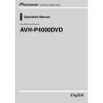 PIONEER AVH-P4000DVD/XNEW5 Owners Manual PIONEER AVH-P4000DVD/XNEW5 Owners Manual