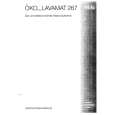 AEG LAV267 Owners Manual AEG LAV267 Owners Manual
