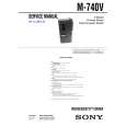 SONY M740V Service Manual SONY M740V Service Manual