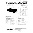 TECHNICS SHGE70 Service Manual TECHNICS SHGE70 Service Manual