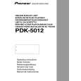PIONEER PDK-5012 Owners Manual PIONEER PDK-5012 Owners Manual
