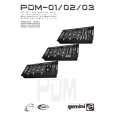 GEMINI PDM-01 Owners Manual GEMINI PDM-01 Owners Manual