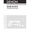 DENON DVD-A1XV Owners Manual DENON DVD-A1XV Owners Manual