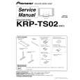 PIONEER KRP-TS02/S/WL5 Service Manual PIONEER KRP-TS02/S/WL5 Service Manual