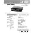 SONY XR5000 Service Manual SONY XR5000 Service Manual