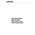 ZANKER VA5075SW Owners Manual ZANKER VA5075SW Owners Manual