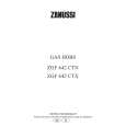 ZANUSSI ZGF642CTN Owners Manual ZANUSSI ZGF642CTN Owners Manual