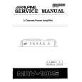 ALPINE MRV-1005 Service Manual ALPINE MRV-1005 Service Manual