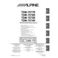 ALPINE TDM7576R Owners Manual ALPINE TDM7576R Owners Manual