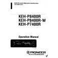 PIONEER KEH-P8400R Owners Manual PIONEER KEH-P8400R Owners Manual