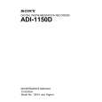 SONY ADI-1150D Service Manual SONY ADI-1150D Service Manual