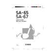 CASIO SA-67 Owners Manual CASIO SA-67 Owners Manual