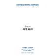 ARTHUR MARTIN ELECTROLUX AFB4003X Owners Manual ARTHUR MARTIN ELECTROLUX AFB4003X Owners Manual