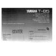 YAMAHA T-85 Owners Manual YAMAHA T-85 Owners Manual