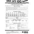 YAMAHA HY-10G Owners Manual YAMAHA HY-10G Owners Manual
