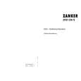 ZANKER ZKD236S (PRIVILEG) Owners Manual ZANKER ZKD236S (PRIVILEG) Owners Manual
