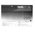 YAMAHA R-50 Owners Manual YAMAHA R-50 Owners Manual