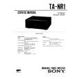 SONY TANR1 Service Manual SONY TANR1 Service Manual