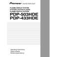 PIONEER PDP-433HDE Owners Manual PIONEER PDP-433HDE Owners Manual