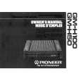 PIONEER GMH50 Owners Manual PIONEER GMH50 Owners Manual